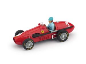 FERRARI 500F2 A.ASCARI 1953 N.5 WINNER BRITISH GP W/PILOTE 1:43 - Brumm