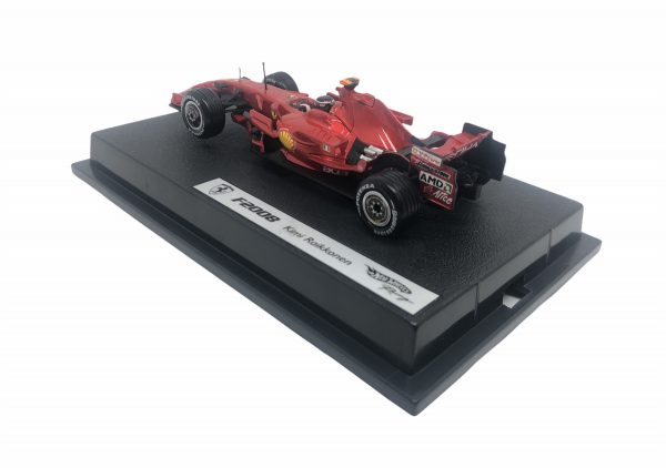 Ferrari F1 F2008 #1 Kimi Raikkonen Hot Wheels Racing Scala 1/43 - immagine 3