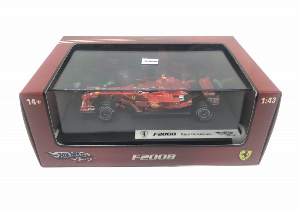 Ferrari F1 F2008 #1 Kimi Raikkonen Hot Wheels Racing Scala 1/43 - immagine 4
