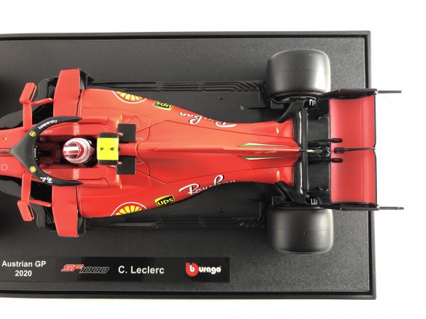 FERRARI F1 SF1000 #16 CHARLES LECLERC 2020 Scala 1:18 Burago - immagine 12