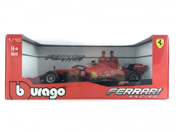 FERRARI F1 SF1000 #16 CHARLES LECLERC 2020 Scala 1:18 Burago - immagine 13