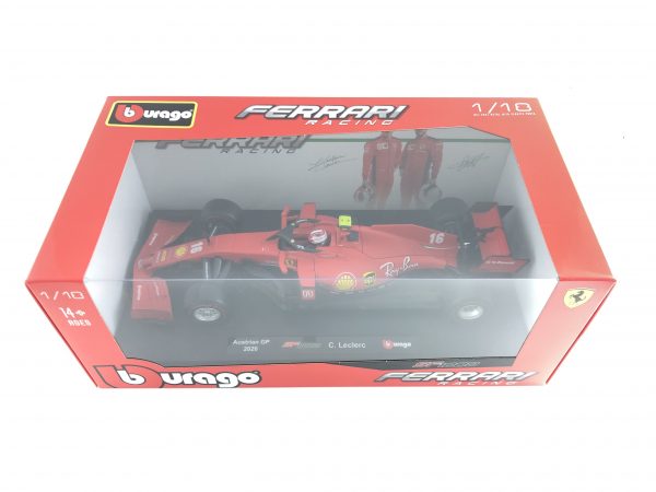 FERRARI F1 SF1000 #16 CHARLES LECLERC 2020 Scala 1:18 Burago - immagine 14