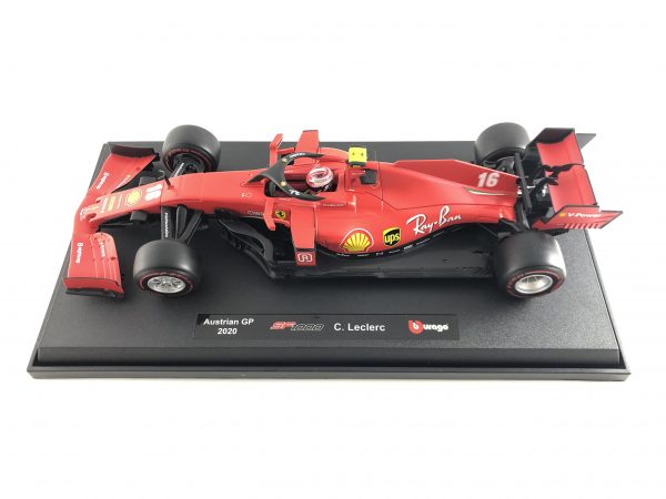 FERRARI F1 SF1000 #16 CHARLES LECLERC 2020 Scala 1:18 Burago - immagine 4