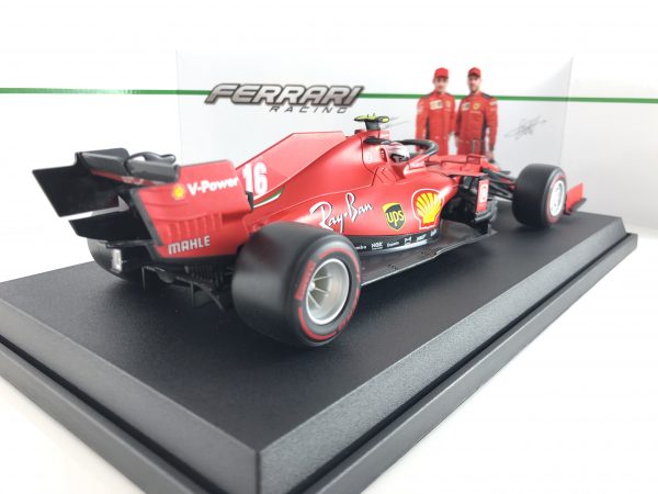 FERRARI F1 SF1000 #16 CHARLES LECLERC 2020 Scala 1:18 Burago - immagine 3
