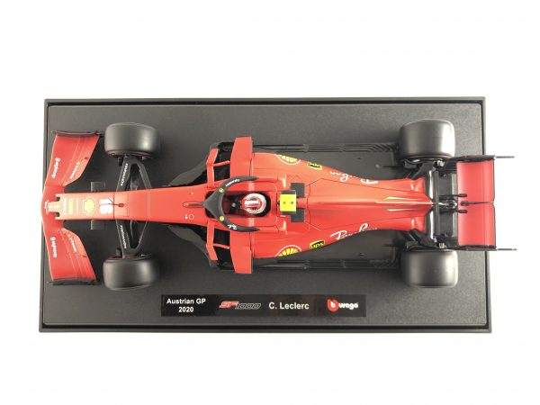 FERRARI F1 SF1000 #16 CHARLES LECLERC 2020 Scala 1:18 Burago - immagine 10