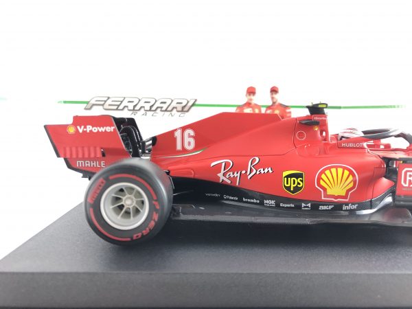 FERRARI F1 SF1000 #16 CHARLES LECLERC 2020 Scala 1:18 Burago - immagine 9