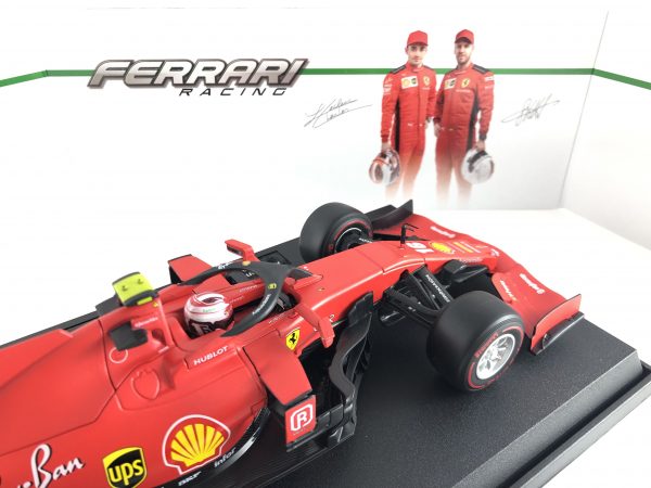 FERRARI F1 SF1000 #16 CHARLES LECLERC 2020 Scala 1:18 Burago - immagine 6