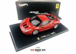 FERRARI 458 Italia GT2 2011 Scala 1:43 Hot Wheels HWX2861