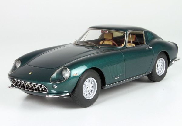 Ferrari 275 GTB Salone di Parigi 1964 Verde Scuro Scala 1:18 BBR Models - immagine 3