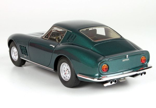 Ferrari 275 GTB Salone di Parigi 1964 Verde Scuro Scala 1:18 BBR Models - immagine 4