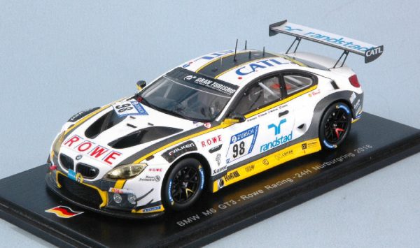 BMW M6 GT3 #98 24 H NURBURGRING 2018 CASTBURG-WESTBROOK-EDWARDS 1:43 Spark Model