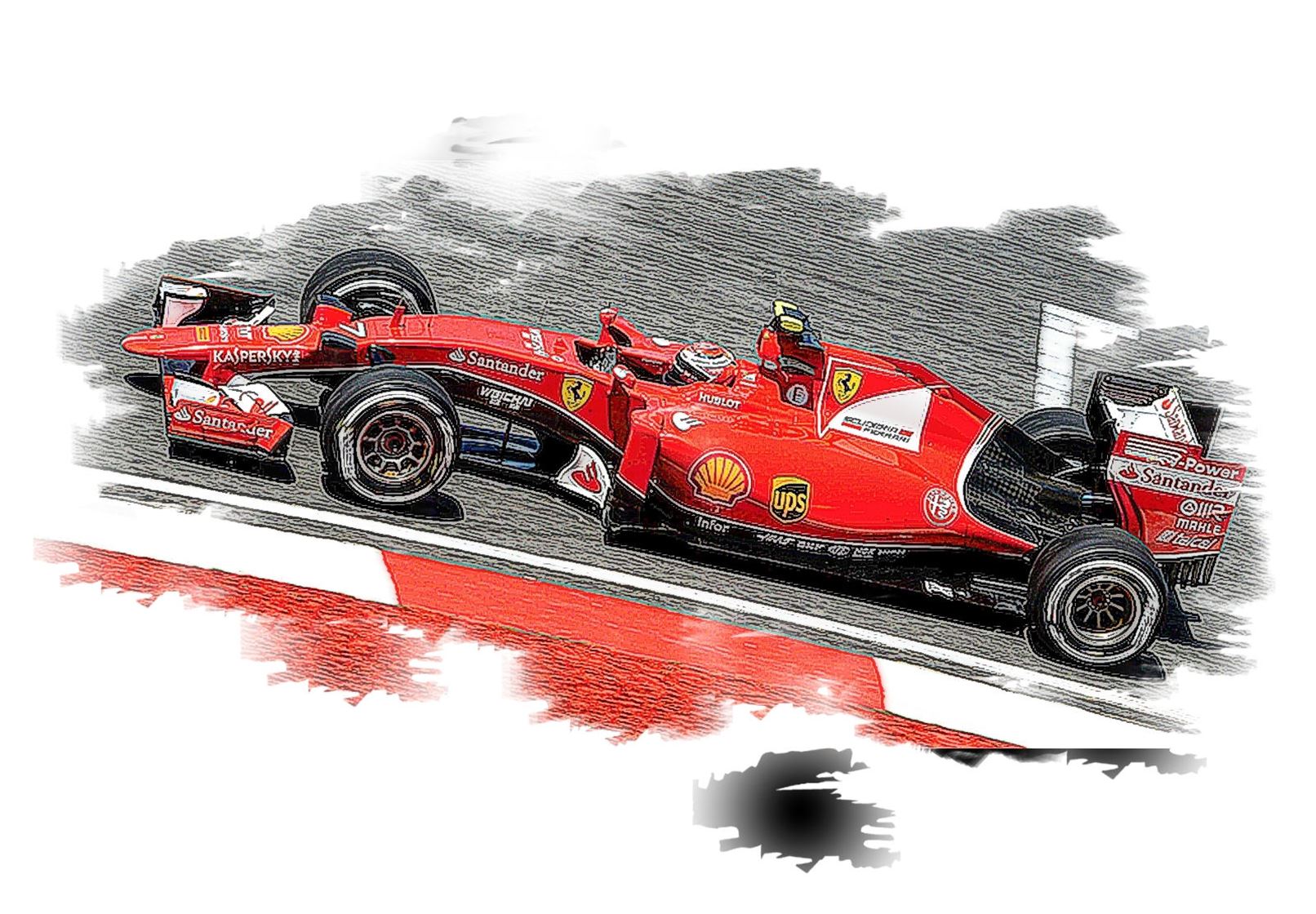 Ferrari SF15-T GP Malesia Sepang 2015 P18111 BBR