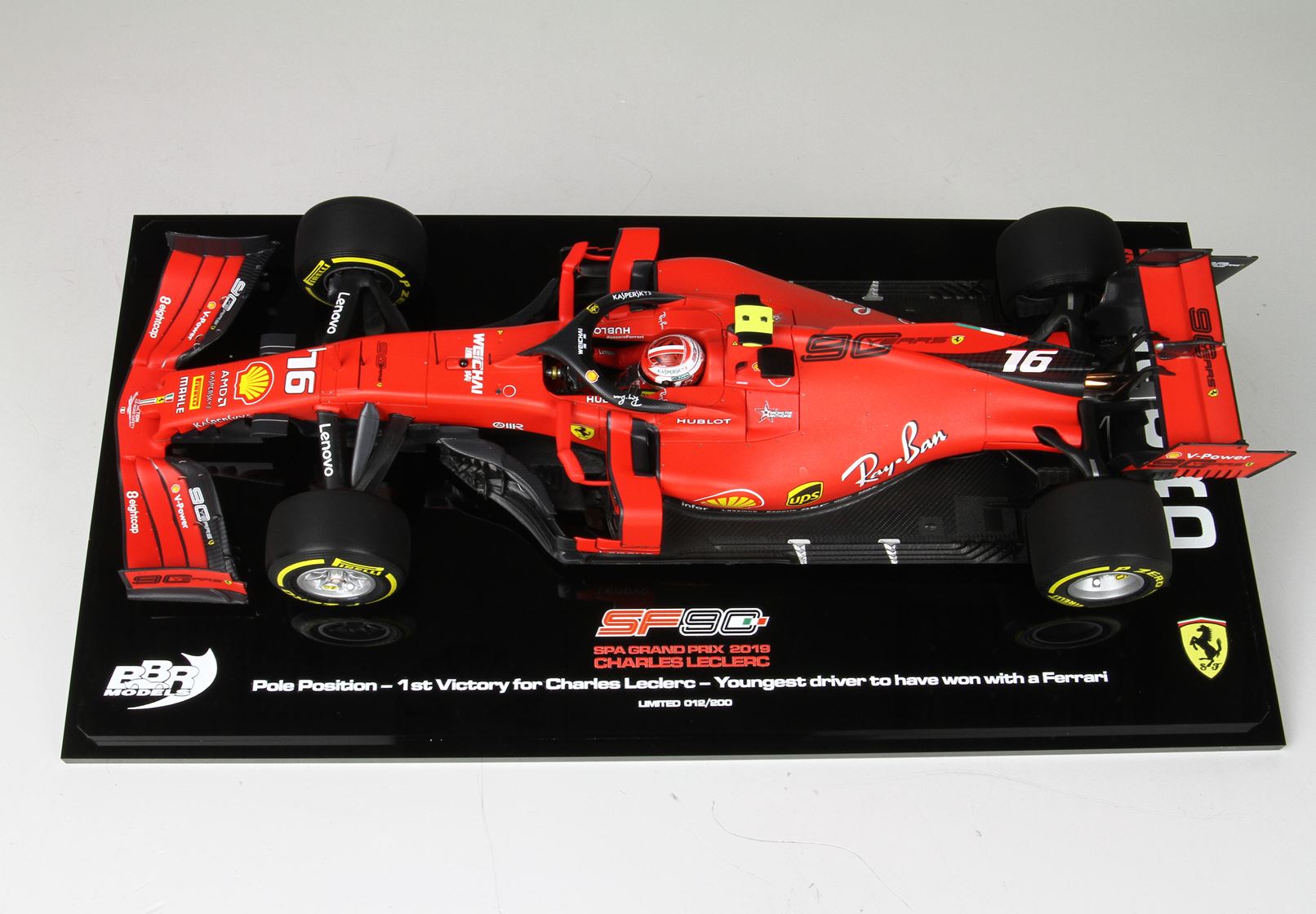 Ferrari SF90 Belgium Gran Prix 2019 BBR191826ST BBR