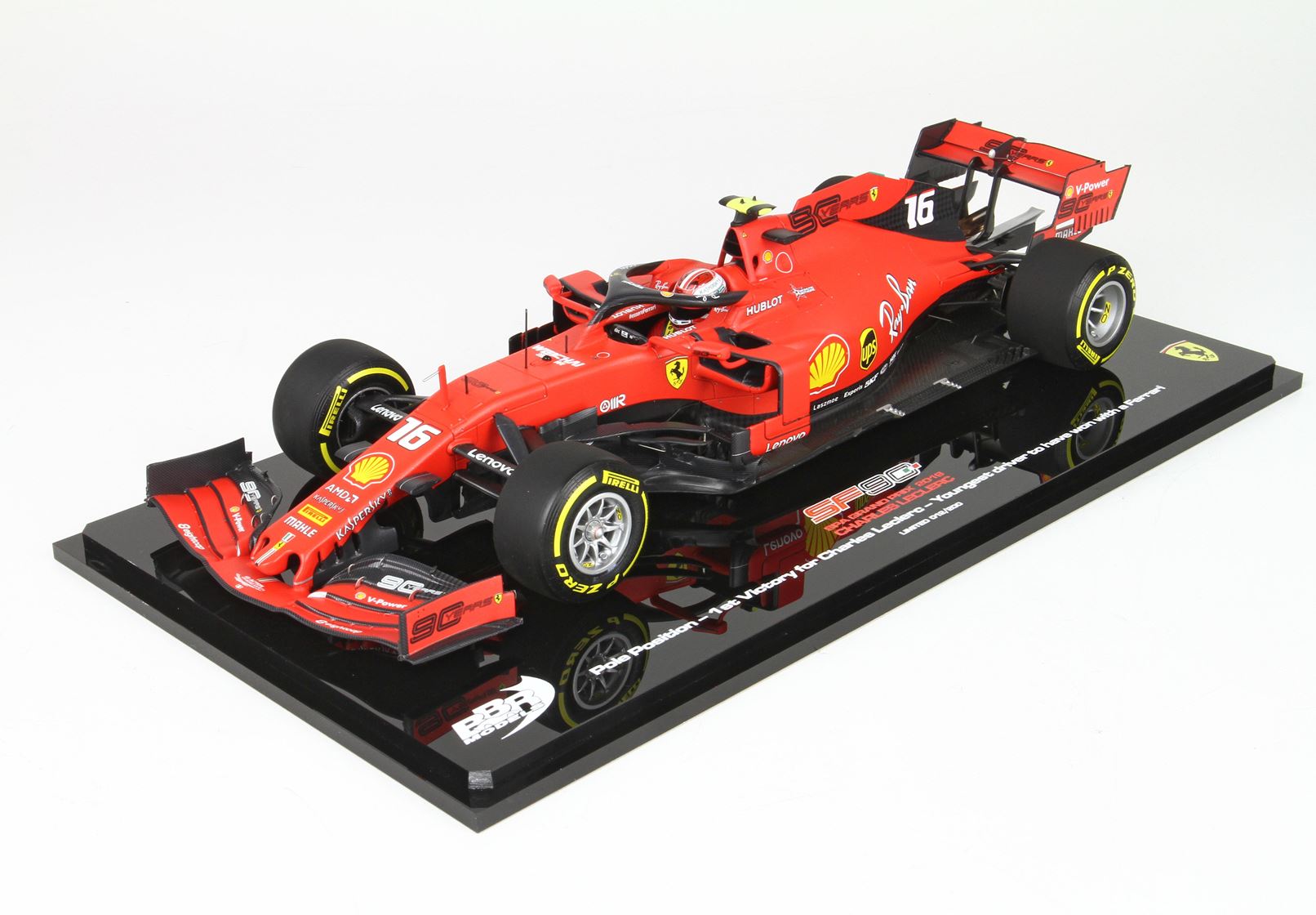 Ferrari SF90 Belgium Gran Prix 2019 BBR191826ST BBR